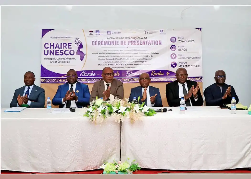 La Chaire UNESCO « Philosophie, Cultures Africaines, Arts et Égyptologie » de l’UAO est présentée à la presse